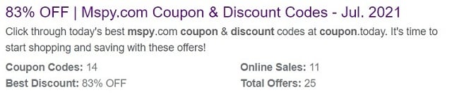 Mspy coupon